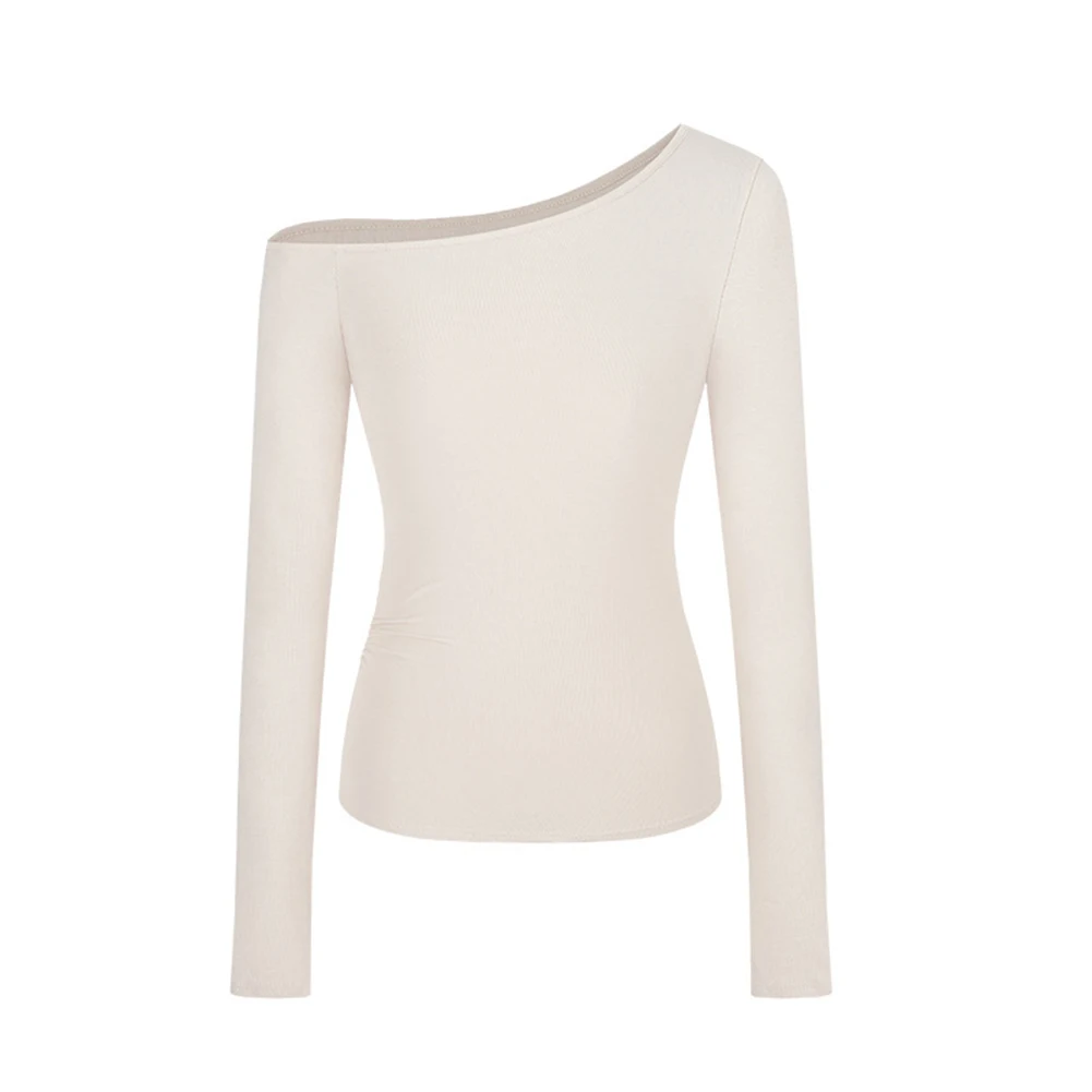 ملابس يومية غير رسمية للحفلات، قميص نسائي مثير باللون الأزرق الداكن، بأكمام طويلة، متوفر بمقاسات مختلفة