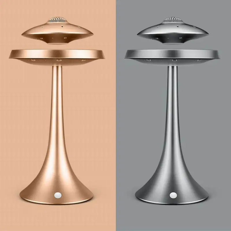 Luidspreker Met Nachtlamp Super Cool Ontwerp Zwevende Luidspreker Magnetische Zwevende Ufo Luidspreker Met Rgb Kleur Tafellampen