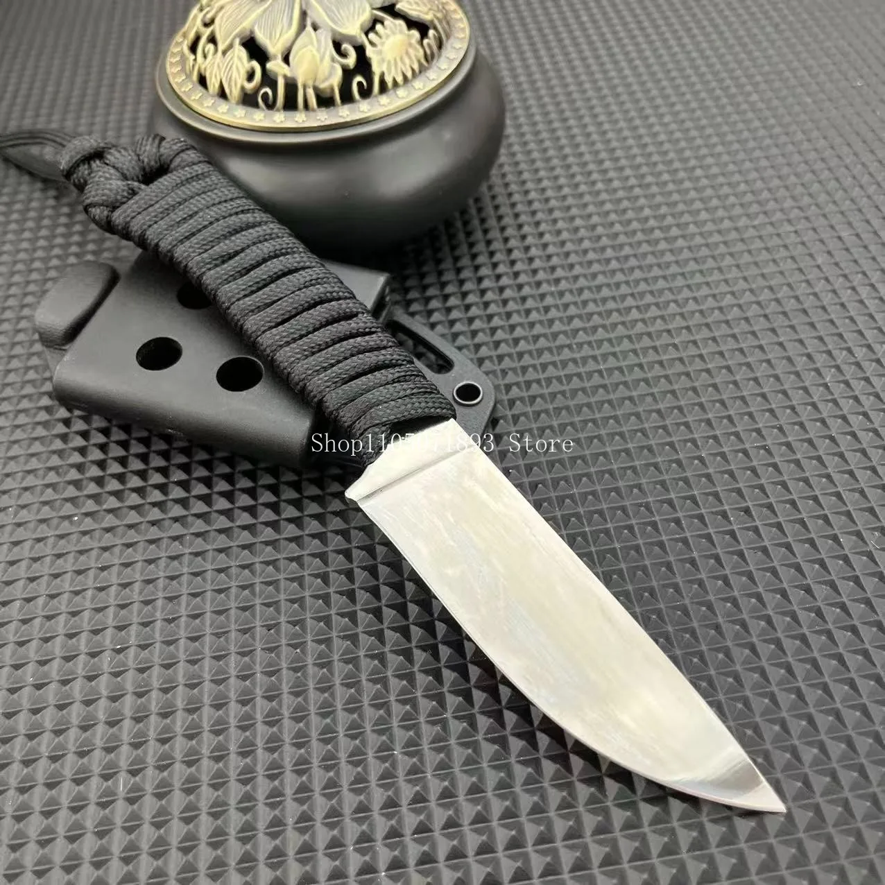 

High Hardness Wilderness Climbing Fishing Portable Knives Outdoor Activities Gear Camping BBQ Utility Straight Knife EDC Tools