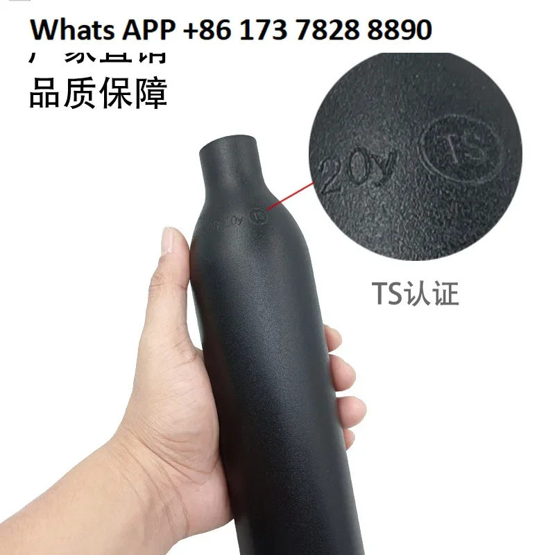 High pressure thickened explosion-proof gas cylinder 30mpa aviation aluminum diving emergency rescue