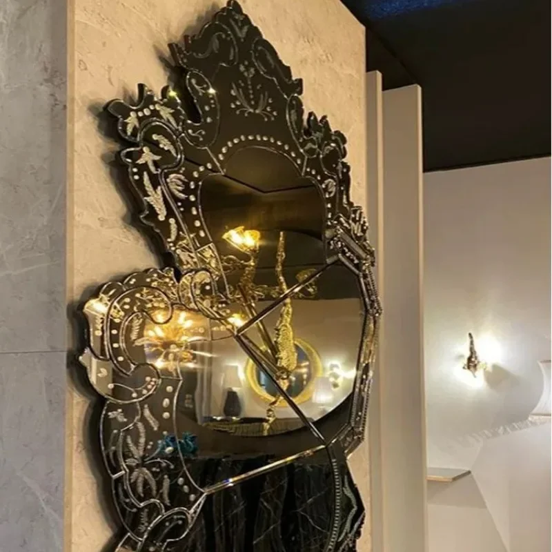 Apartment Long Decorative Mirrors Wall Aesthetic French Luxury Mirrors Full Body Design Modern Specchio Home Decorations