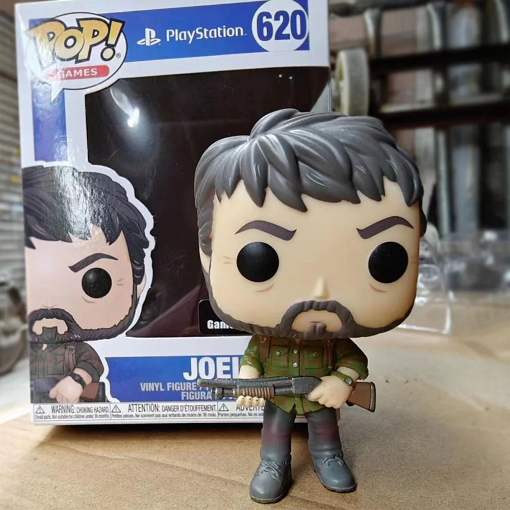 ألعاب Funko Pop The Last of Us Ellie # 601 جويل # 620 الفرس # 631 ألعاب شخصيات الحركة هدية للأطفال مجموعة دمى الفينيل