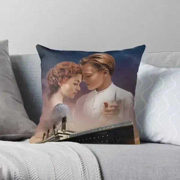 Titanic  Printing Throw Pillow Cover Bed Cushion Case Decorative Office Wedding Fashion Fashion Pillows not include One Side