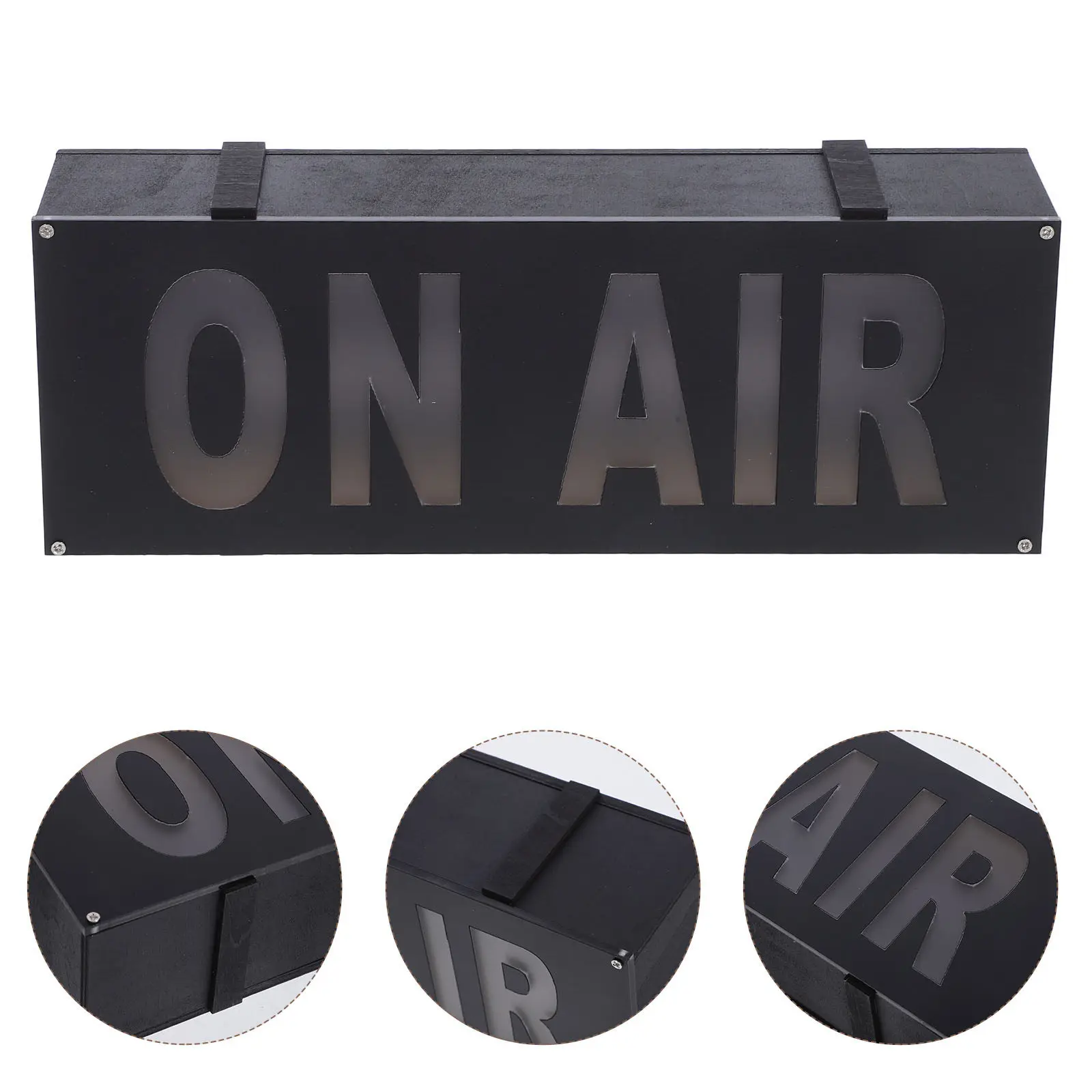 

Battery Operated LED on Air Sign Light Compact Portable Recording Warning Light for Broadcast Studio Office Home Desktop Table