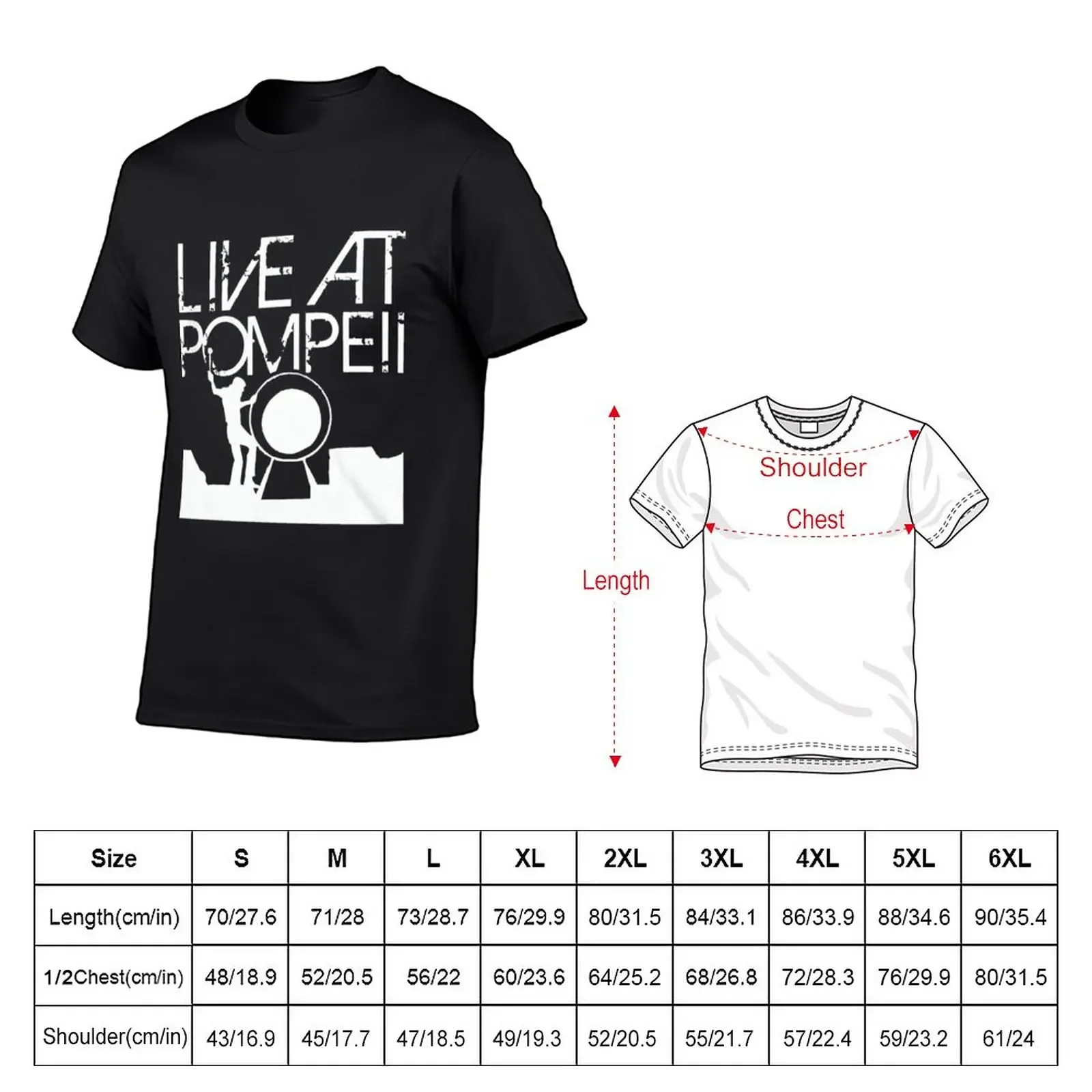 New Live at Pompeii BEST SELLING Limited Edition Perfect Gift For You And Friends T-Shirt boys t shirts sweat shirt men clothing