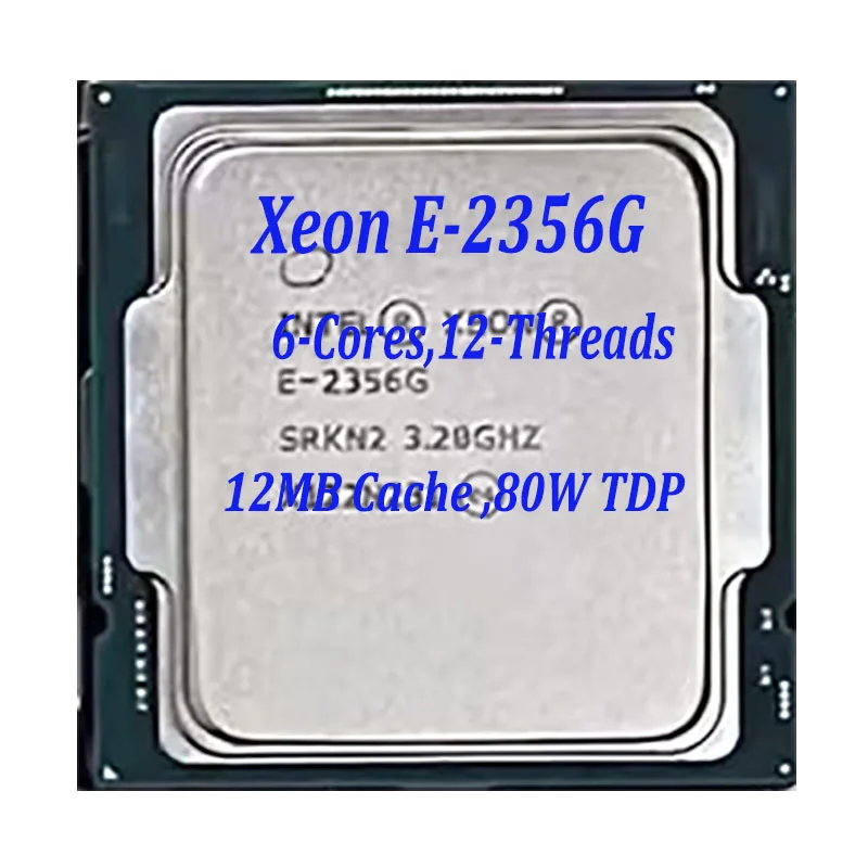 

Xeon E-2356G SRKN7 6C/12T CPU Processor 12MB 5.0 Ghz 80W LGA1200 For Poweredge T150 R250 R350 T350 TERRA SERVER 3230 G5 MX33-BS0