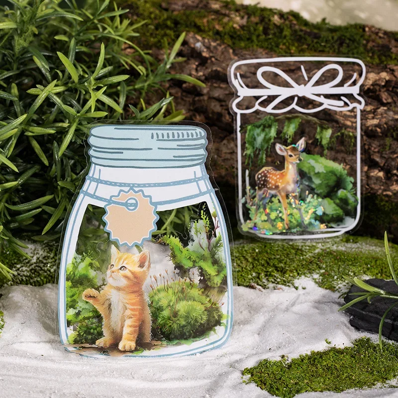 

1 рулон ленты для домашних животных, лесной мох, зеленые растения, справочник, декоративные наклейки, луговые клеи, школьные принадлежности, альбом для вырезок, 60 мм * 2 м