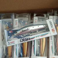 Noeby 4 Uds pesca larga Jerk Minnow señuelo 110mm 36g Wobblers Trolling señuelos hundimiento agua de mar para lubina trucha pesca aparejos