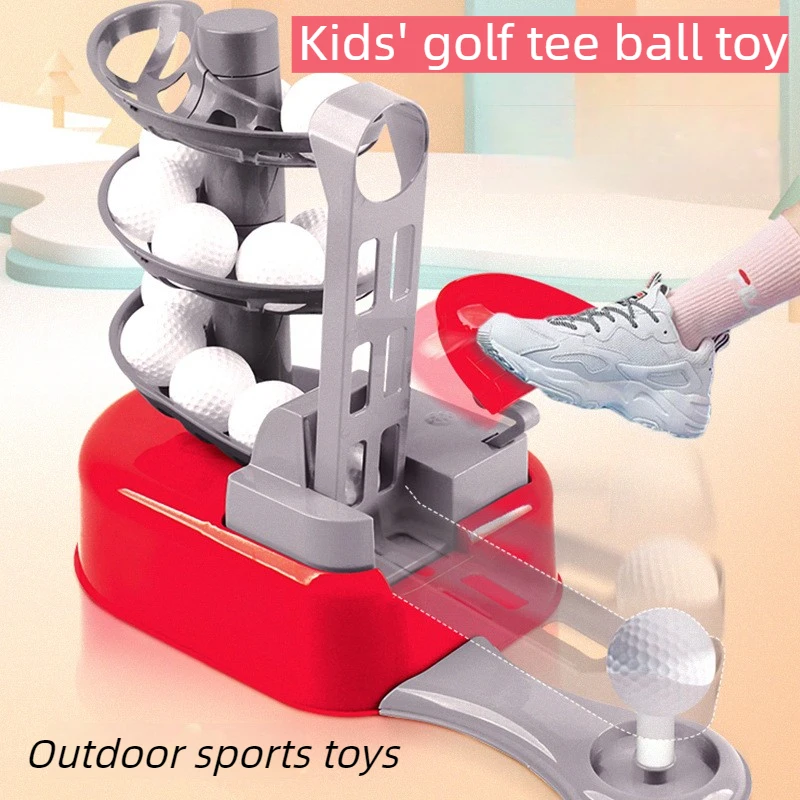 Golf Ball Pitching Machine Outdoor Sports Toys Durable Adults Automatic Sports Playing Golfball Dispenser Equipment Toy Gift