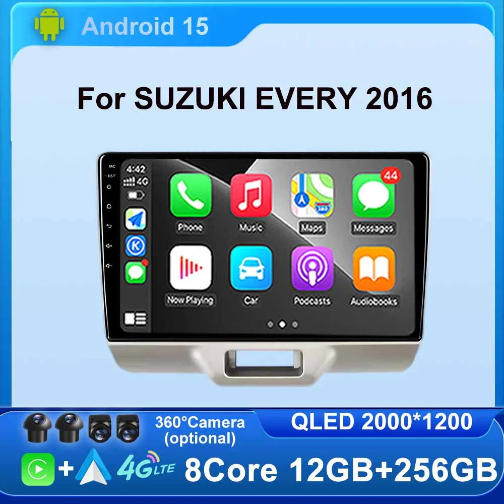 

Android For SUZUKI EVERY 2016 Car Radio GPS navigation Multimedia Video Player stereo radio HD screen Camera CD frame Kit 9 inch