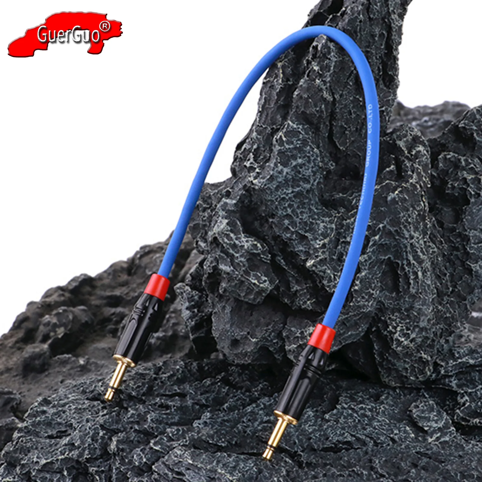 

3.5mm Mono Male to Male Jack Audio Extension Cable,Gold Plated 3.5mm 1/8" TS Plug Connector Shielded Cord for Speaker Amplifier