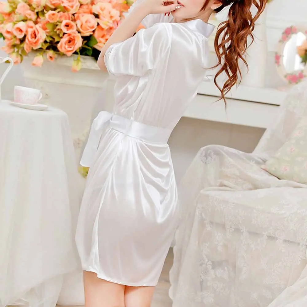 Women Sexy Pajamas Lingerie Robe Sleepwear Underwear Nightdress