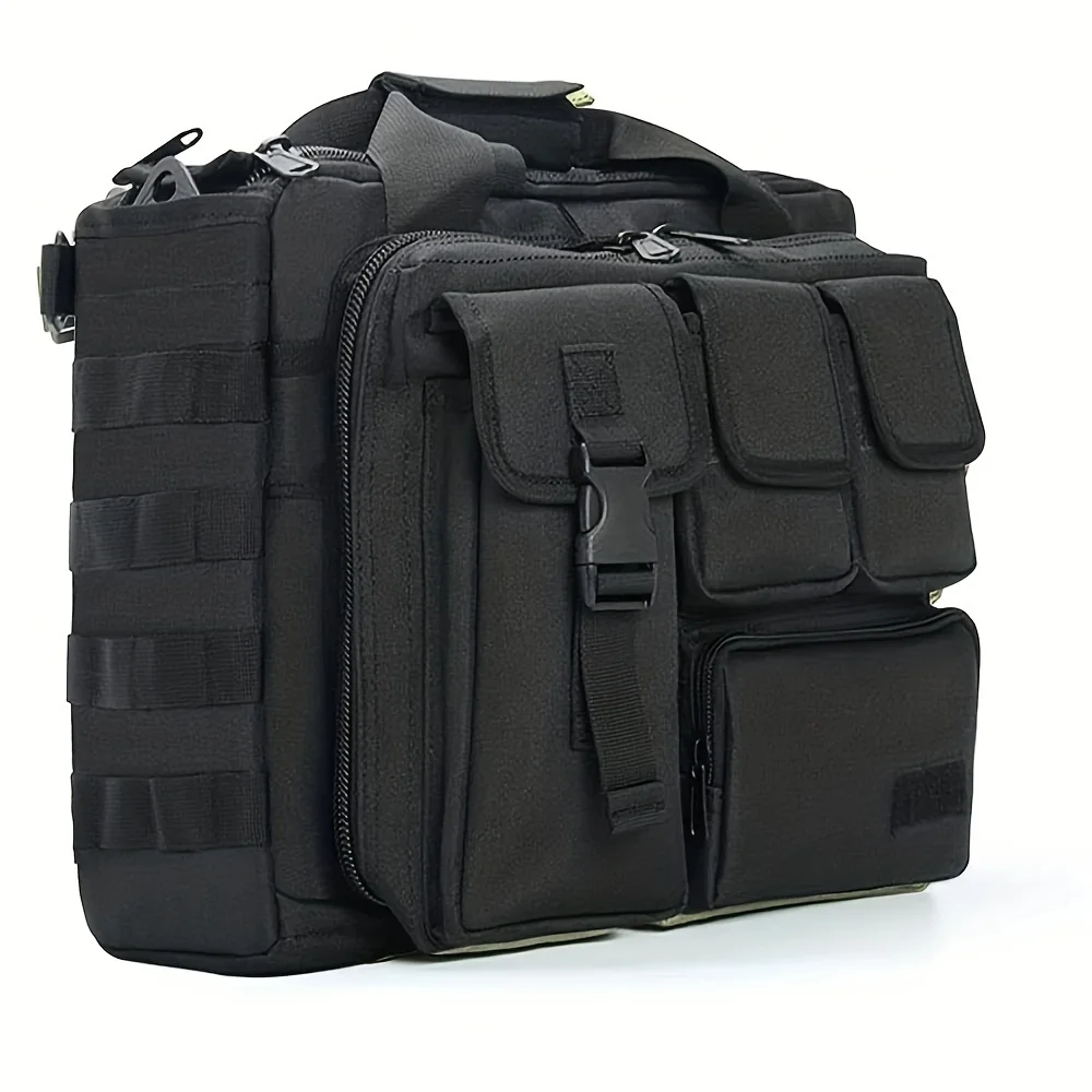 Tactische Aktetas, Tactische Computertas 14.1-Inch 15.6-Inch Heren Militaire Laptop Messenger Multifunctionele Aktetas Heren C