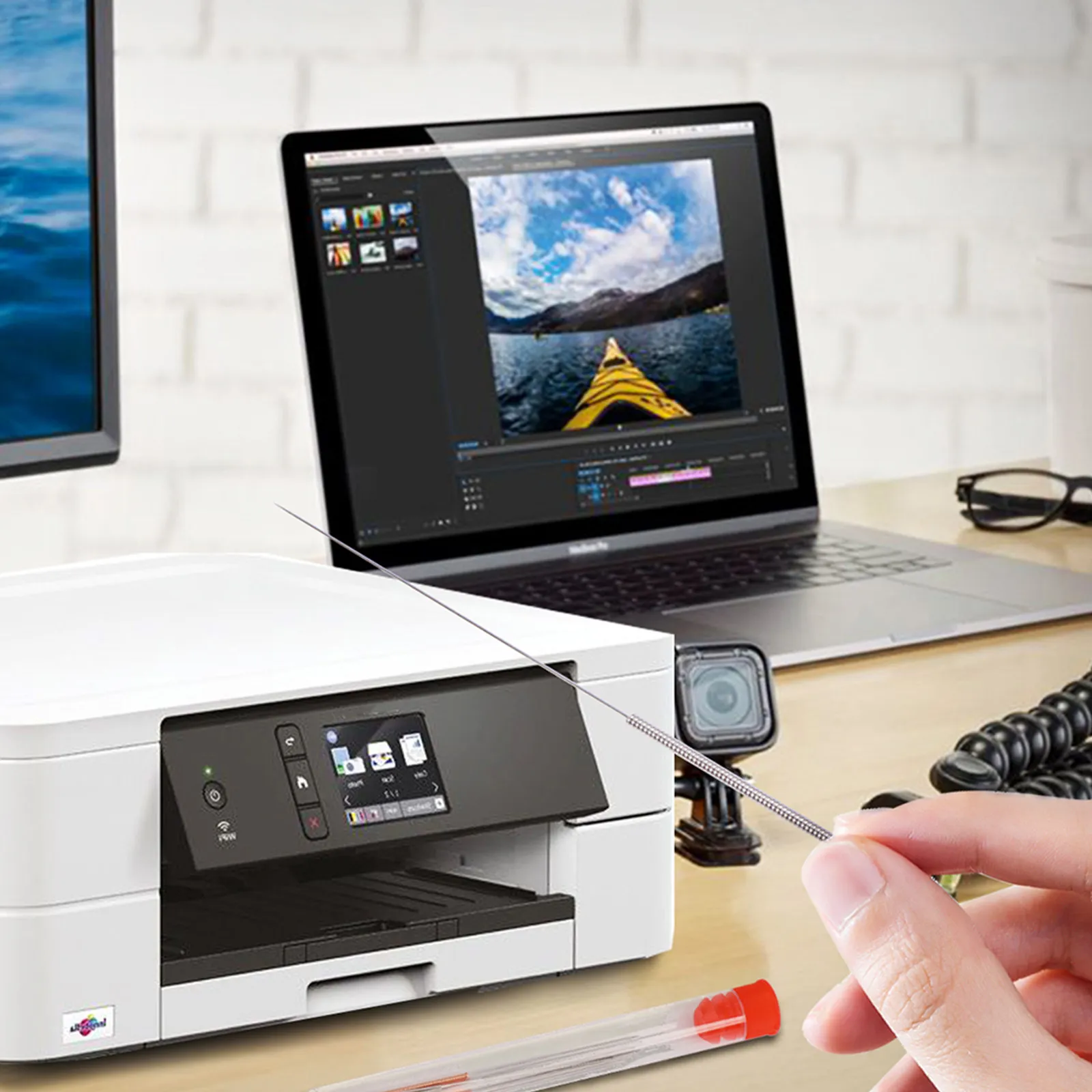 

1 set Nozzle Cleaning Steel Needles 0.4MMx5 0.35MMx1 0.3MMx1 0.25MMx1 0.2MMx1 0.15MMx1 Stainless 3D Printer Accessories Kit