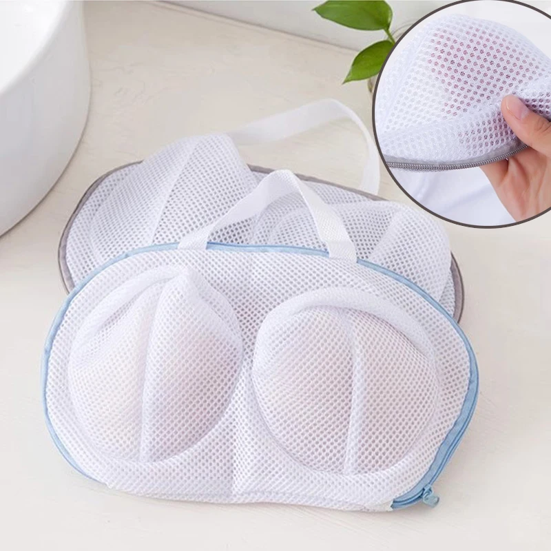 1/2PCS Bra Laundry Bags,Portable Travel Underwear Organizer Bag for Hotel Camping,3D Lingerie Mesh Pocket for Washing Machine