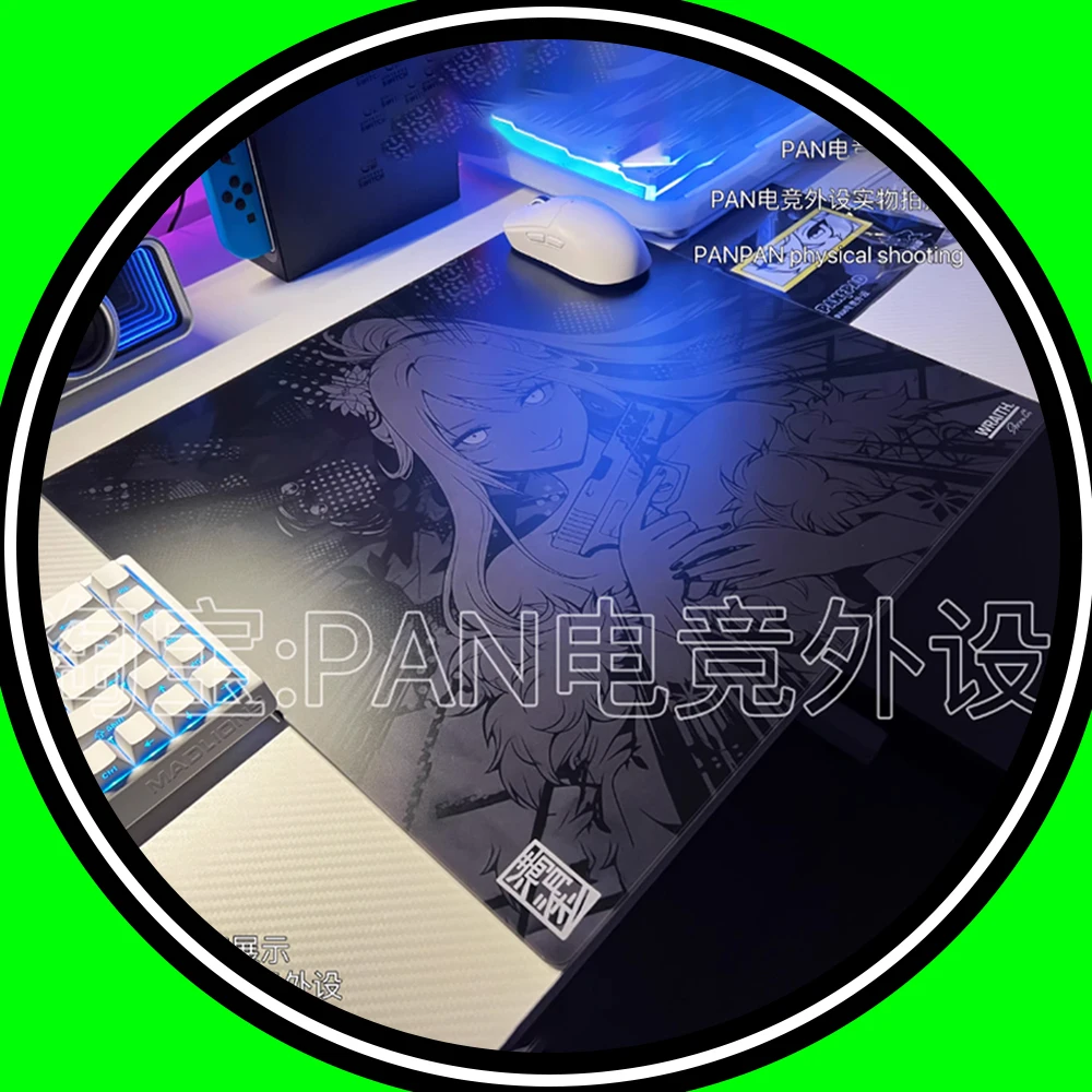 

PAN Esports Wraith Cosmic V2 Evil Duplicate Same Glass Mousepad Smooth Speed Mouse Pad Covering Primer For CSGO Pc Accessories