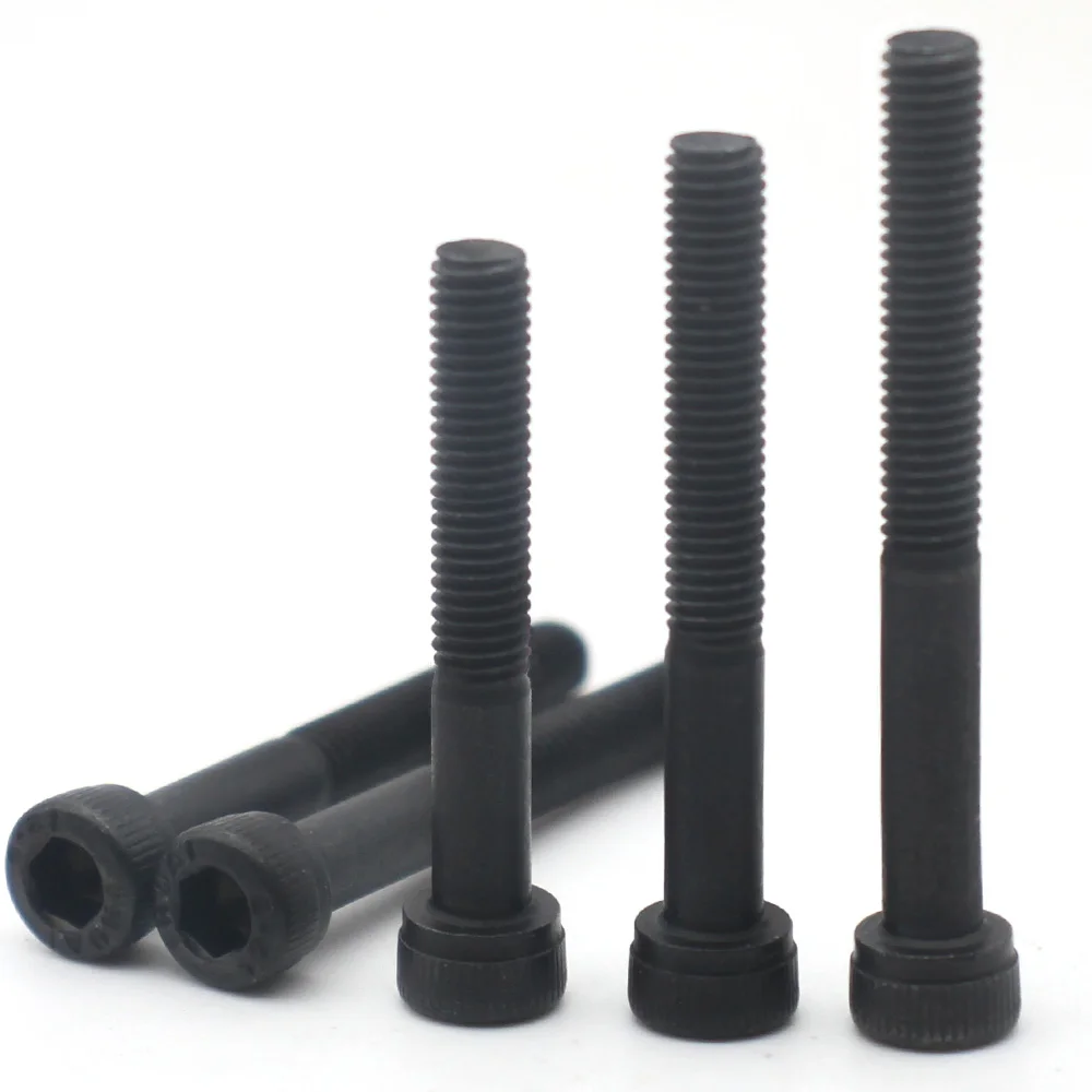 M3 M4 M5 M6 M8 M10 M12 Half Thread Hex Socket Cap Head Bolt DIN912 Grade 12.9 Carbon Steel Extended Length Cup Head Screw