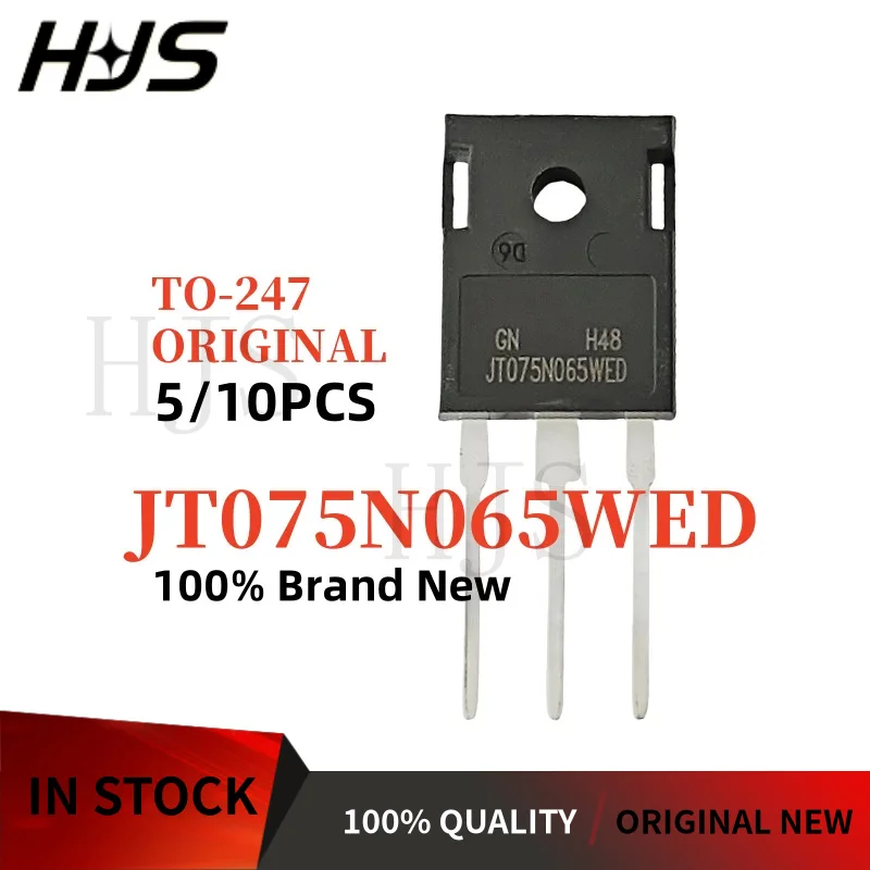 5PCS-10PCS Original JT075N065WED JTO75N065WED TO-247 75A 650V IGBT transistor for Welding Machine Brand New In Stock