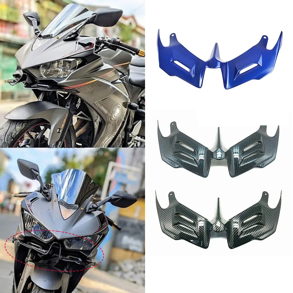 Motorcycle Naked Front Spoiler Winglet Aerodynamic Wing Kit Spoiler For Yamaha YZF-R3 YZF-R6 YZF-R25 2008-2013 2014 2015 2016