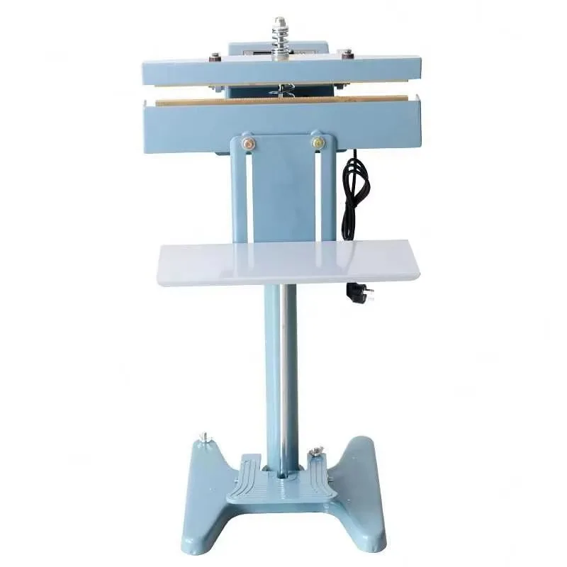 High Quality Aluminium Foil Bag Sealer Double Heat Sealing Pedal Foot Operated Impulse Sealing Machine for Plastic Bag