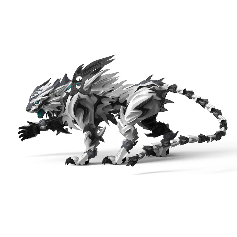 Mecha Assembly Model Kit Shenxing Tech White Tiger Chinese Mythical Beast Collectible Action Figure Traditional Culture Robot