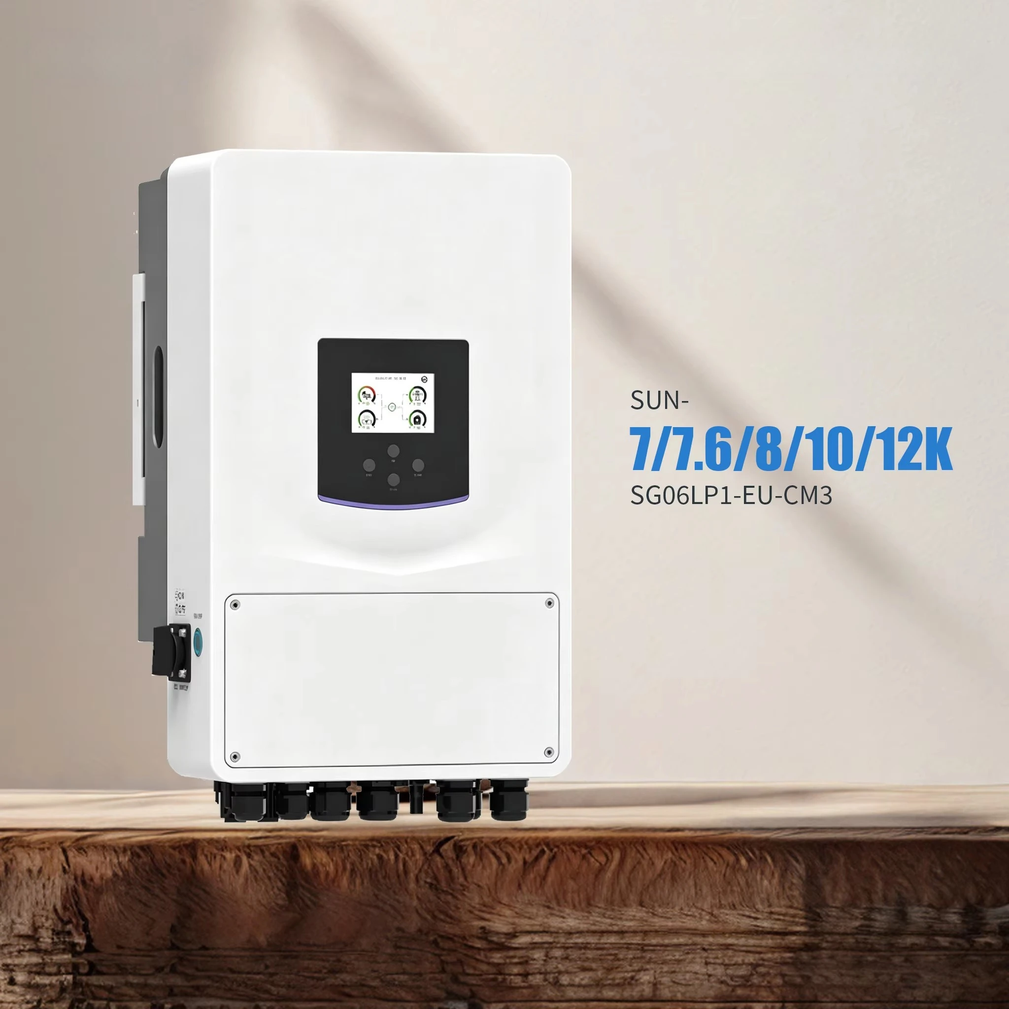 Asian Hot Selling Deye 8KW Single Phase Hybrid SUN-8K-SG06LP1-EU-CM3 Inverter Deye 8KW Solar Inverter for Home Use