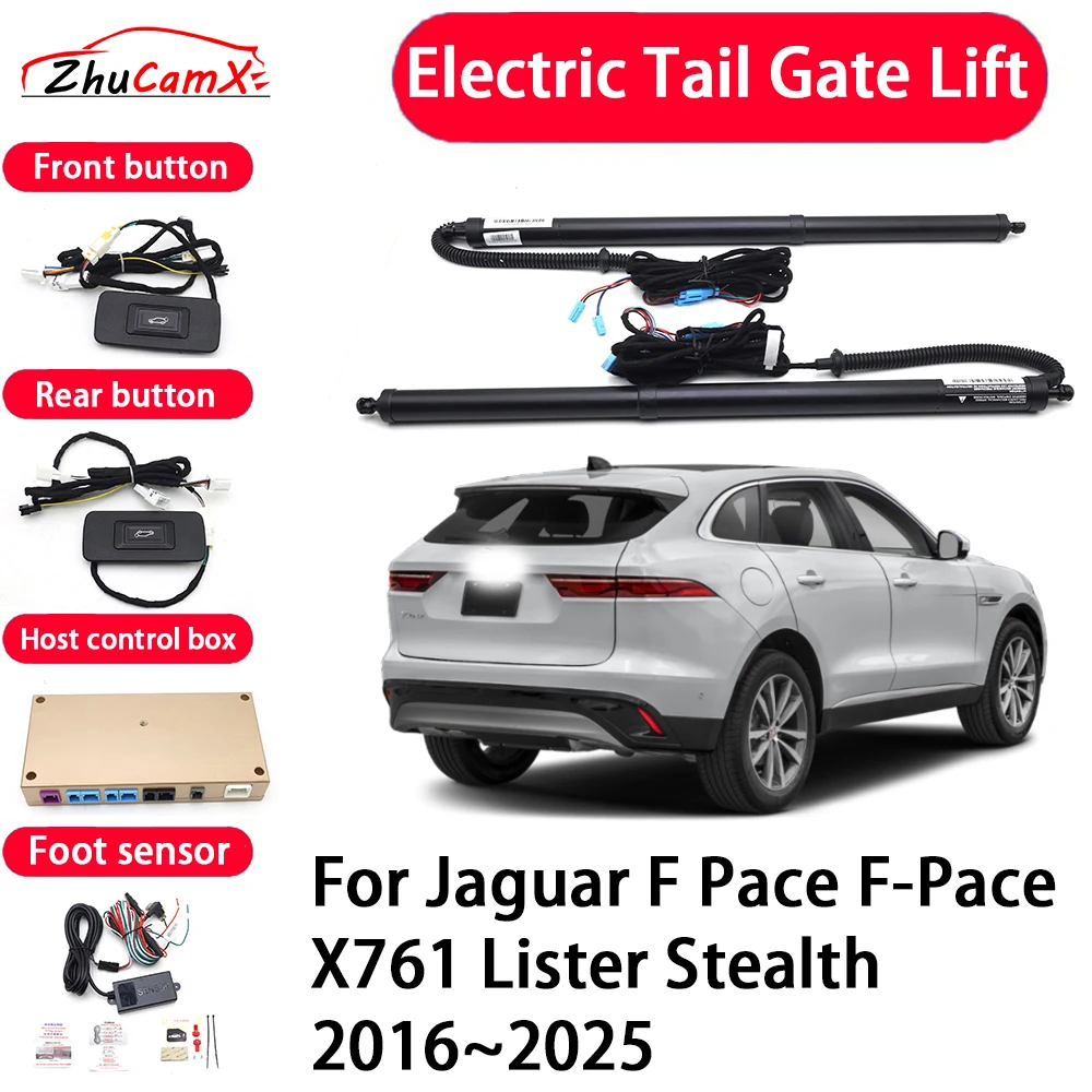 ZhuCamX Car Automatic Electric Tail Gate Lift Tailgate Assist System for Jaguar F Pace F-Pace X761 Lister Stealth 2016–2025