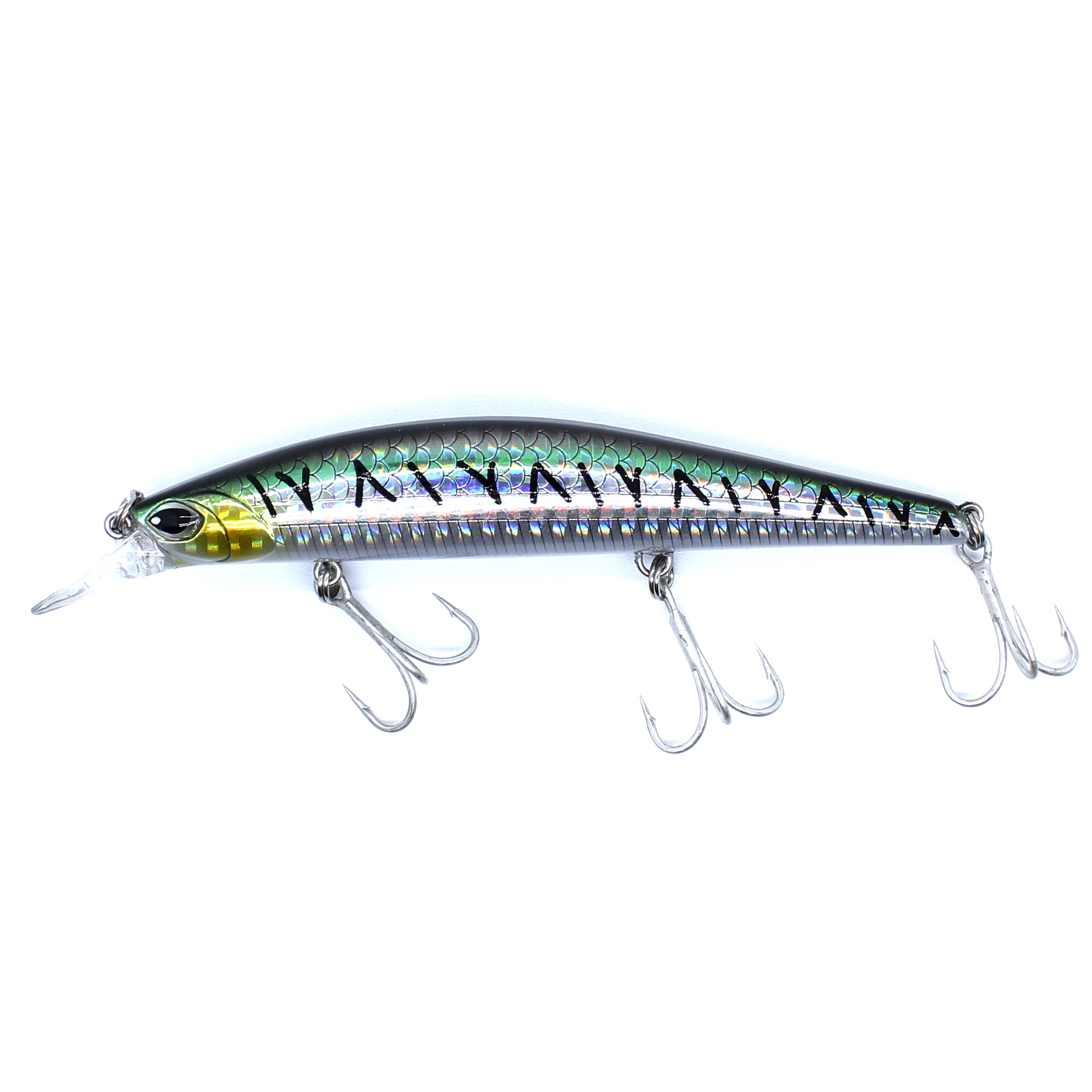 AOCLU-Minnow Jerkbait Wobbler, tiefer harter Köderköder, Magnetgewichtsübertragung, lange, einfache Entfernung, 120 mm, 20 g Tauchen, 1,8 m – Detail 8
