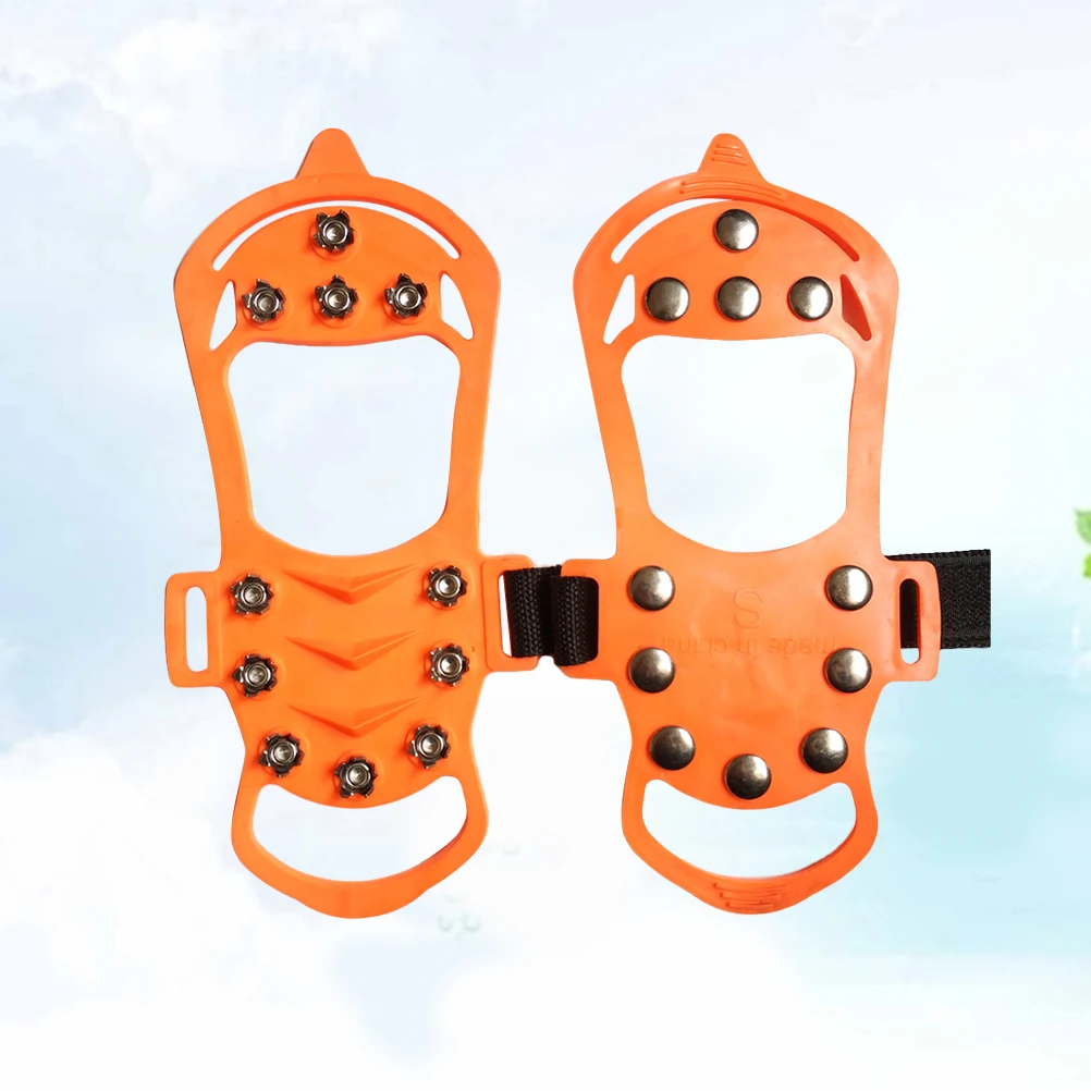 

Shoe Spikes Non-Slip Cover Outdoor Ice Grips Cleats Hiking Crampons Shoes Travel