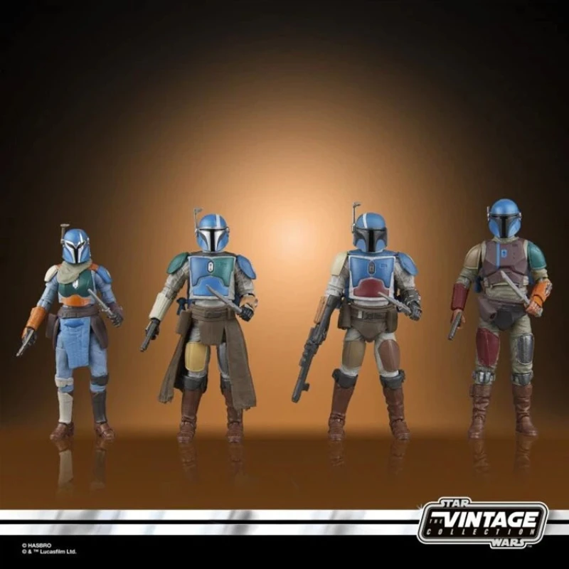 3.75-Inch Star Wars The Vintage Collection 4-Person Set Action Figures The Mandalorian Figure Collectible Model Birthday Gift - view 6