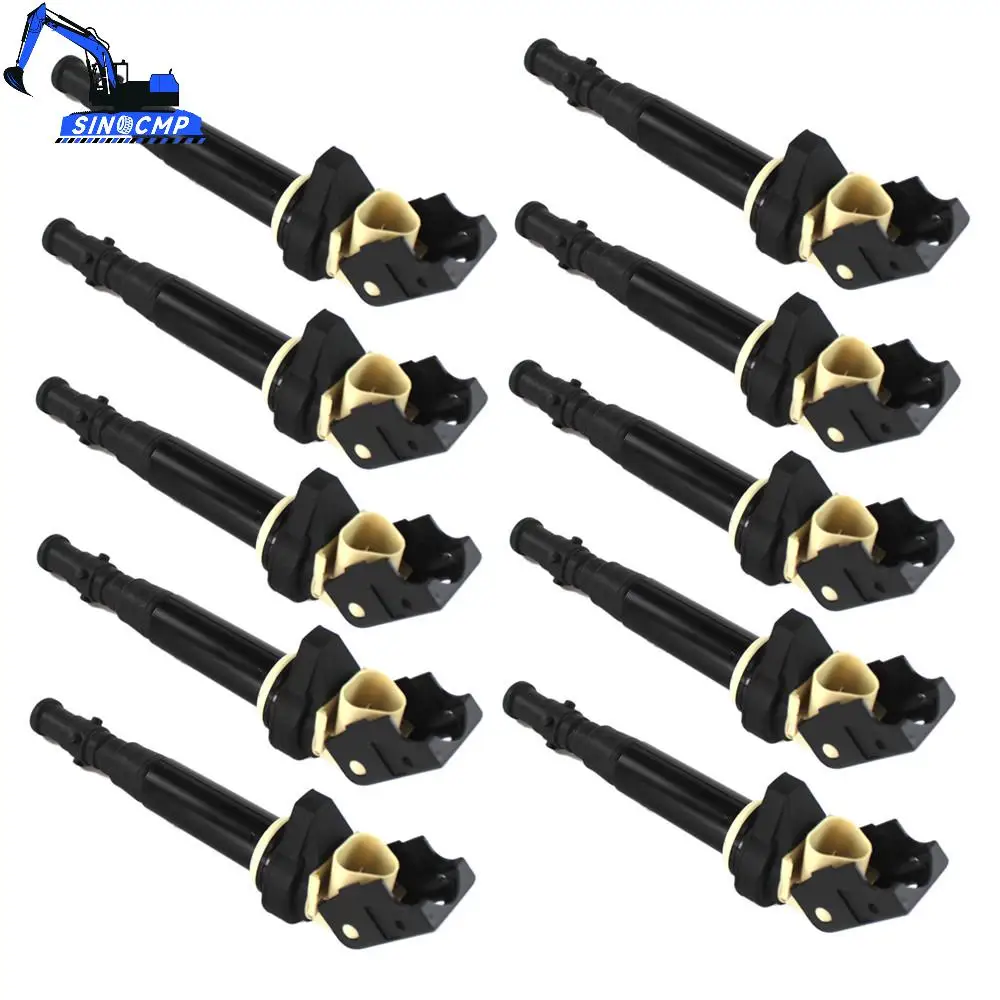 10pcs 12137835108 12137841556 Ignition Coils For 2006-2010 BMW M5 M6 5.0L V10 E60 E63 E64 C1643 UF-572 52-2055 IC652 5C1700