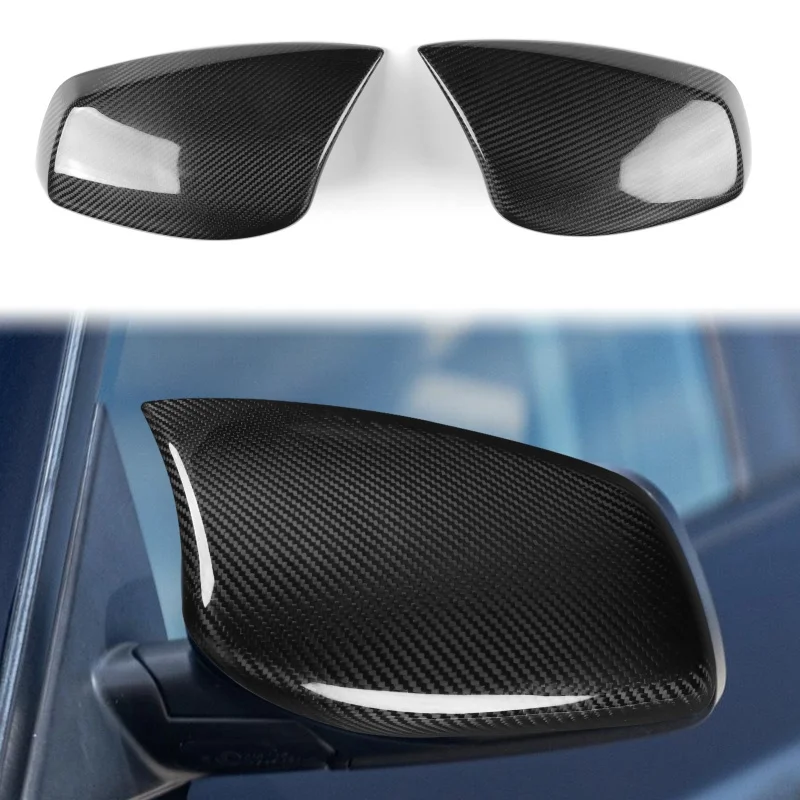 

paste Style Carbon fiber Rearview mirror housing Shell cover For BMW 5 Series E60 2003-2007