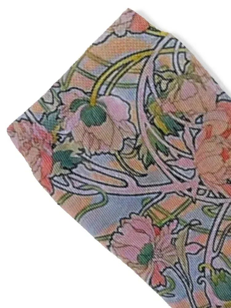 Alphonse mucha - flowers,No06. Socks Running tennis aesthetic Women Socks Men's