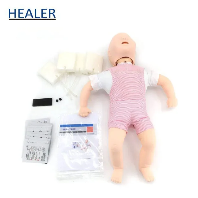 Infant CPR Obstruction Manikin for Nursing Training,child first aid Trachea Obstruction CPR Training Model