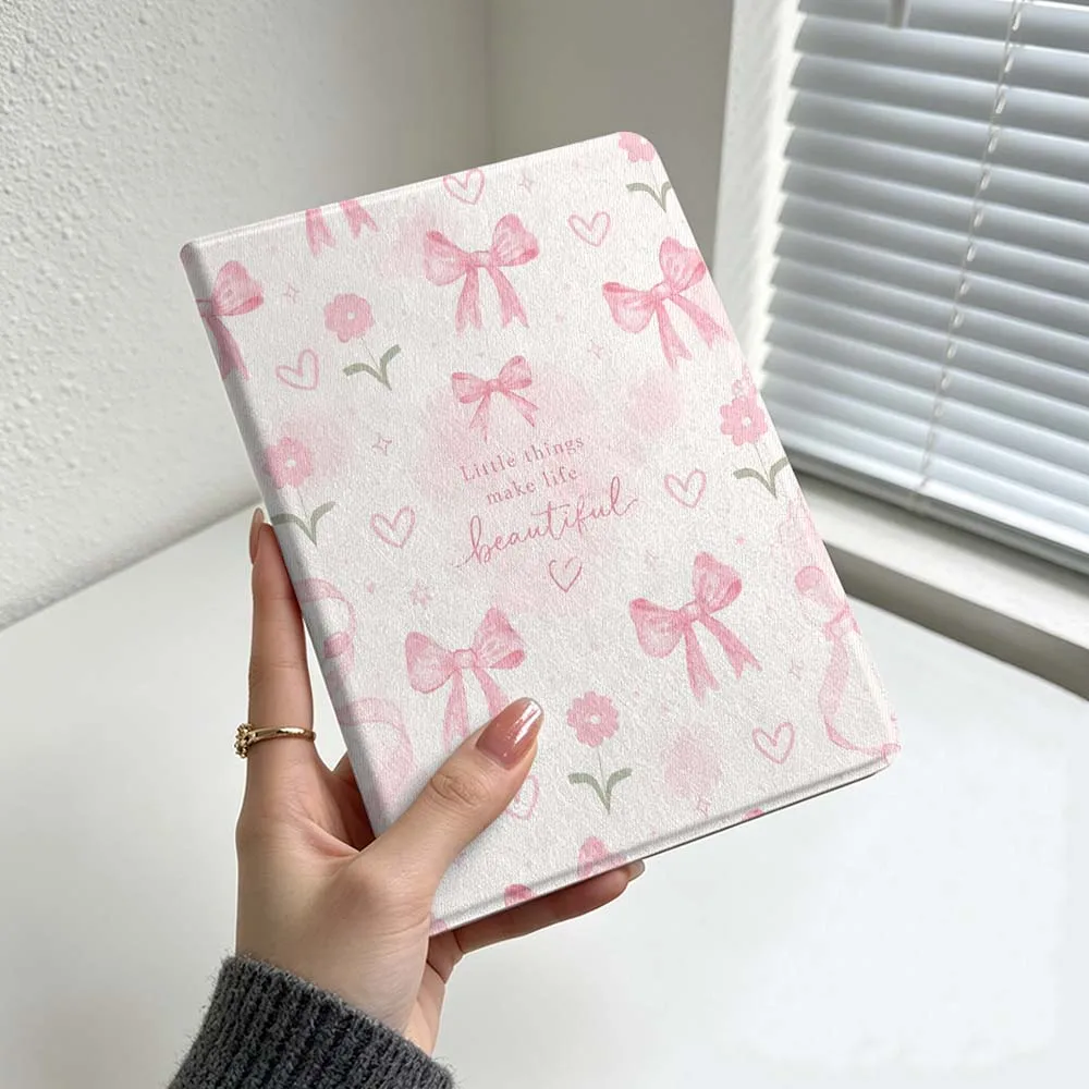 Minimalist Pink Bow Pattern For Lenovo Xiaoxin Lenovo Tab Pad Pro Plus K11 P12 M10 Legion Y900 Soft Inch Tablet Case Cover - view 6