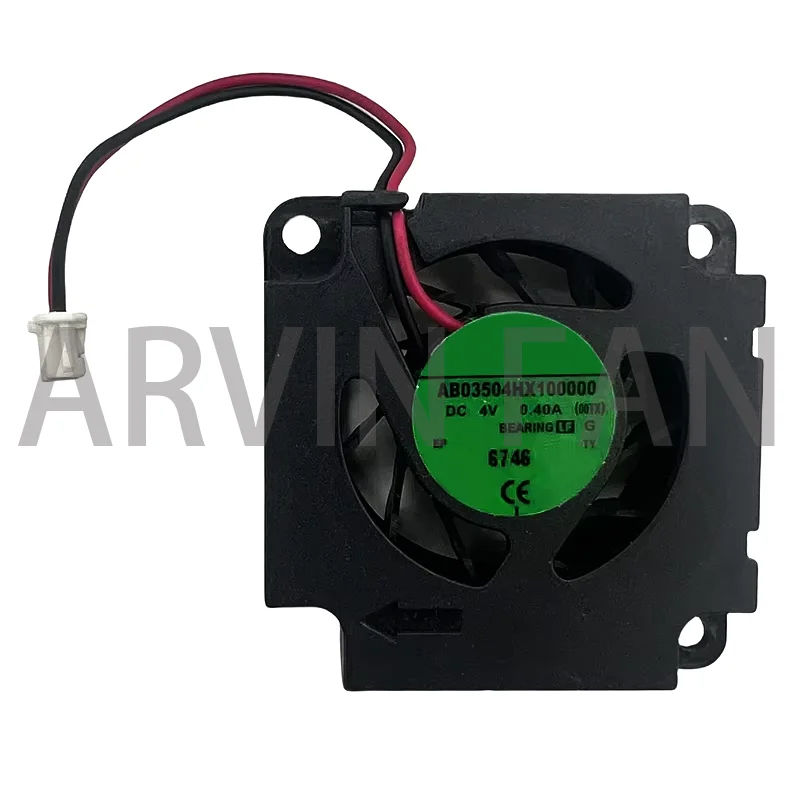 AB03504HX100000 3.5cm 35x35x10mm 35mm Fan DC4V 0.40A Miniature Large Air Volume Blower Cooling Fan