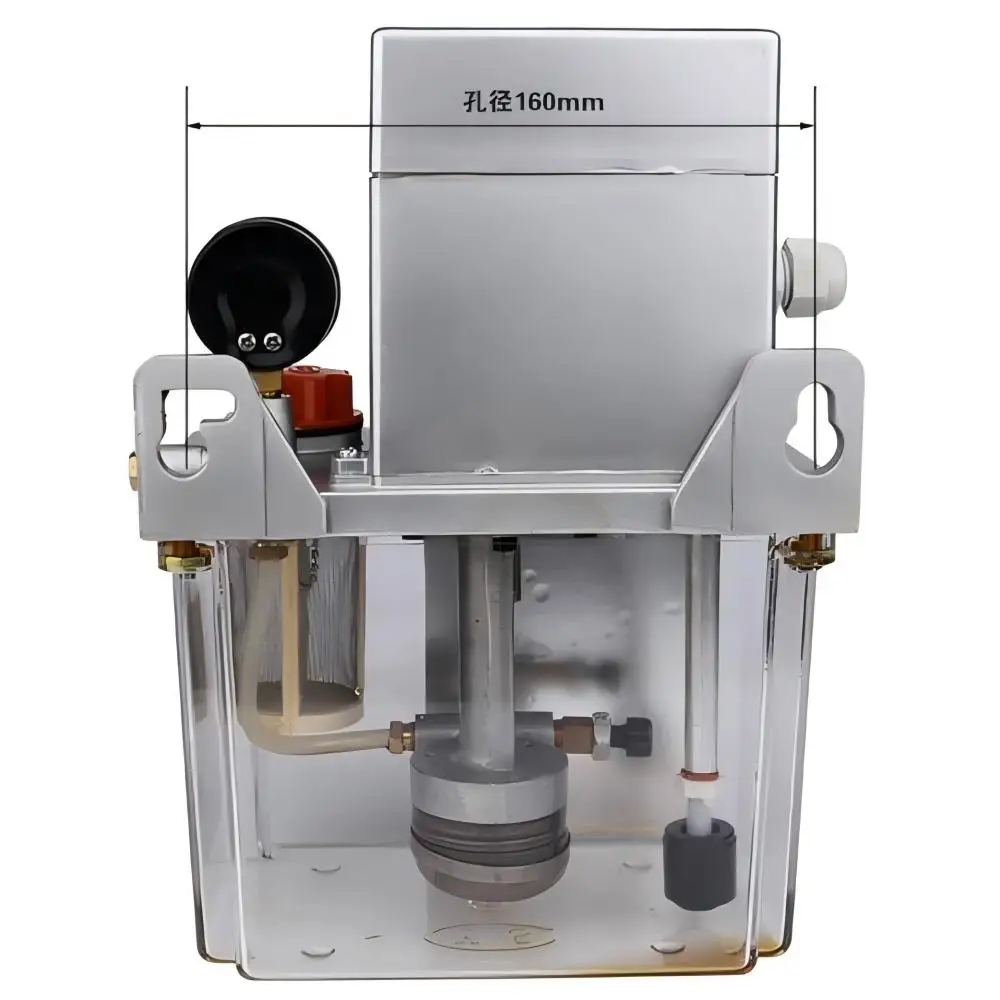 Bộ đầy đủ 2L Hoàn Toàn Tự Động Bôi Trơn Bơm 220 V Đơn Màn hình Dầu Bôi Trơn Máy Bơm cho máy CNC