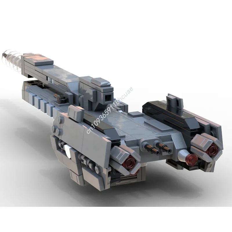 393pcs MOC UNSC Charon Class Frigate  Building Blocks to Develop Patience and Concentration STEM Educational Christmas toy Gift
