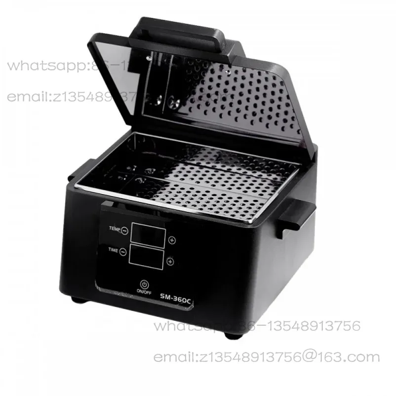 High Temperature Sterilizer for Nail Tool Spa Pedicure Tools Dry Heat Sterilizer Manicure Salon Tweezers Cleaning Cabinet