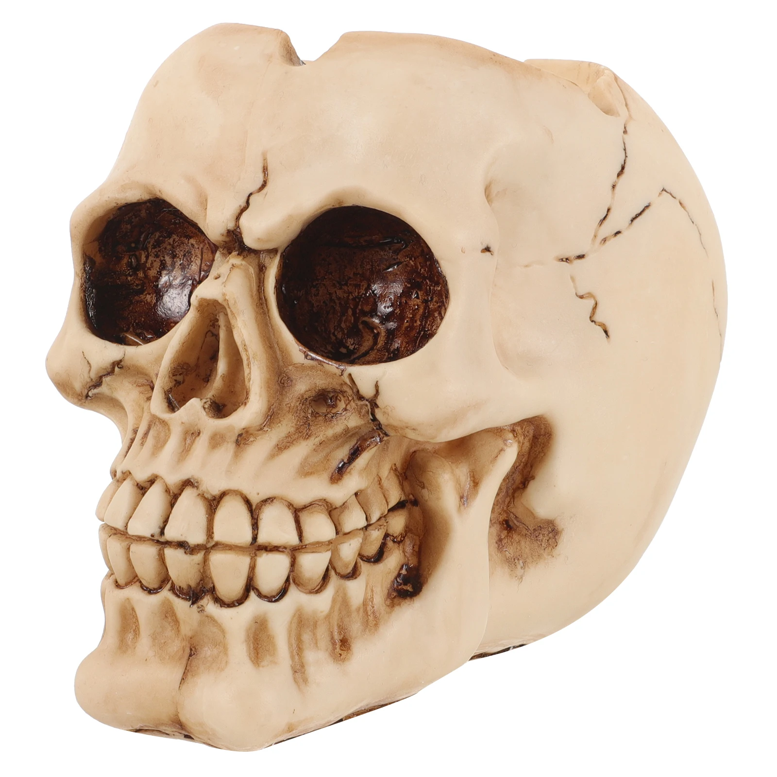 

Skull Ashtray Decorative Flower Pot Halloween nament Creative Planter Gift Resin Sculpture Desktop Accessories Cool Design High