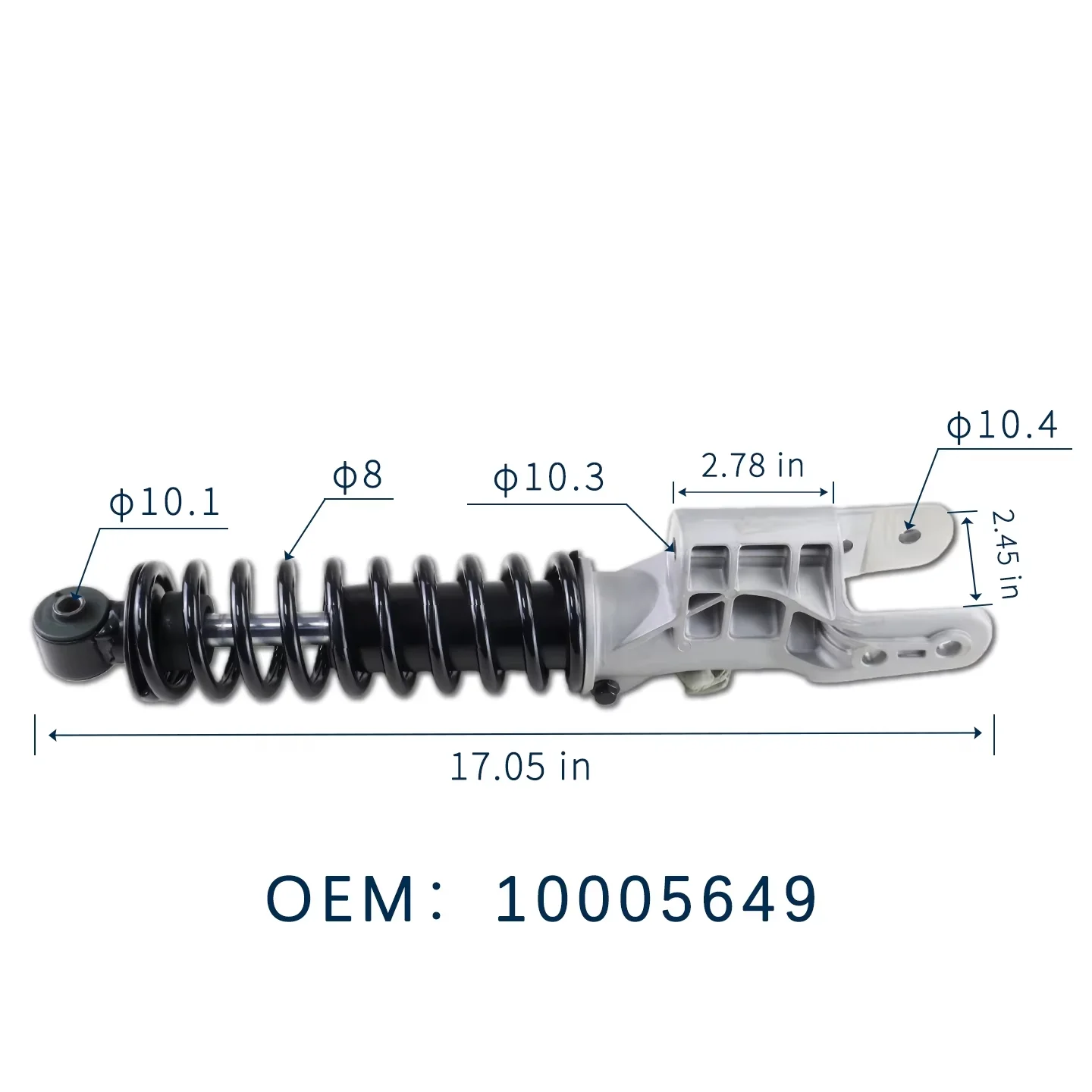 EZGO RXV Front Shock Absorber Assembly New OEM 10005649 Golf Cart Parts