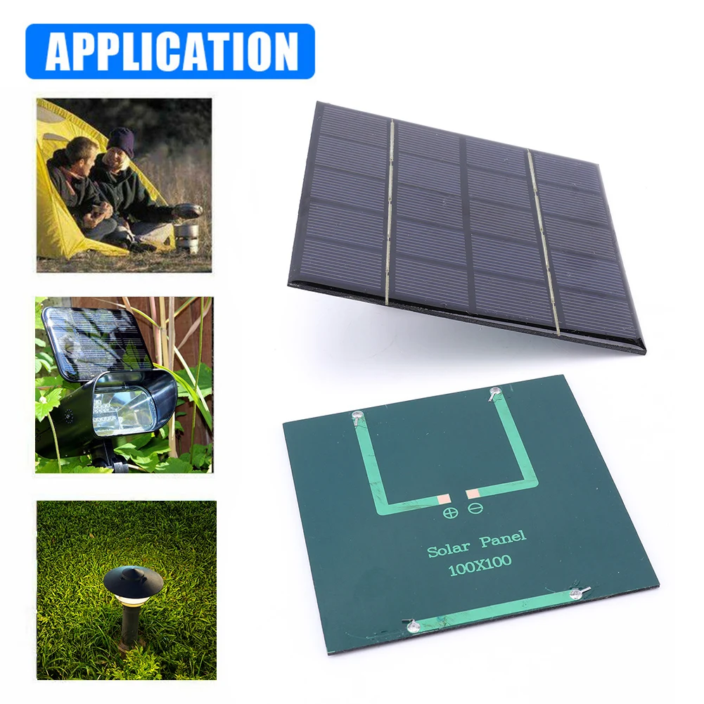 3W 5V Solar Panel USB Waterproof Outdoor Hiking Camping Portable Battery Mobile Phone Charging Bank Charge Panel for Solar Light