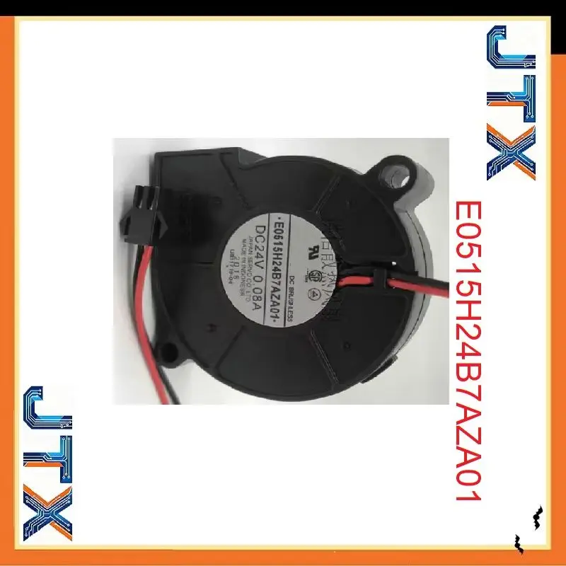 1PCS/LOT 50x50x15mm 2-Wire Server Cooling Fan E0515H24B7AZA01 DC 24V 0.08A