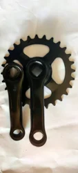 Bicycle Crank 28t Chainring 89mm Kids bike iron made