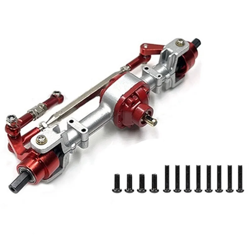 

BEDW-Suitable For 1/12 MN78 D90 D91 99S R/C Car Parts & Accessories Zinc Alloy Upgrade Front & Rear Axle Assembly