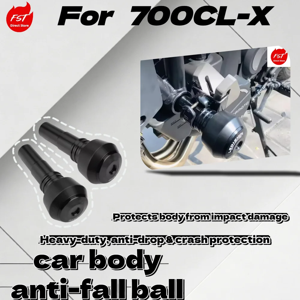 

For 700CLX Sport Version Motorcycle Frame Slider Body Crash Bar Bumper Exhaust Anti Fall Protection Accessories