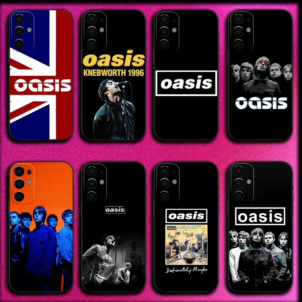 Rock Band O-Oasis Phone Case For Samsung S25,S24,S21,S22,S23,S30,Ultra,S20,Plus,Fe,Lite,Note,10,9,5G Black Soft Cover