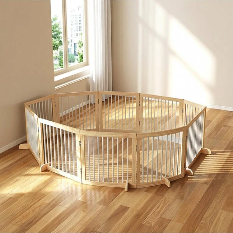 Modular Acrylic Modern Dog Fence Nordic Equipment Kennel Large Playpen Luxury Dog Fence Circle Balcony Barrera Perro Home Decor