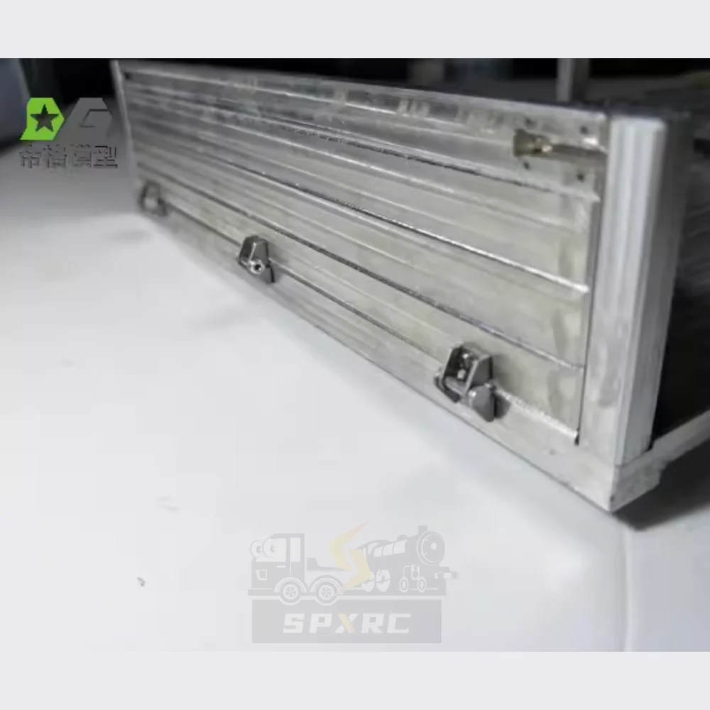 6 pçs metal reboque caixa de carga dobradiça atualização para 1/14 tamiya rc scania 770s volvo benz man 56352 trator caminhão carro brinquedo peças