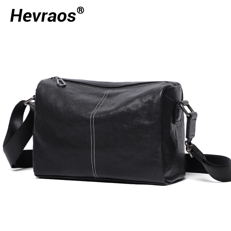 100% Natural Skin Genuine Leather Crossbody Bags for Men Bag 2023 New Shoulder Bag Men Leisure Boys Messenger Bags High Quality